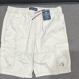 U.S. Polo Assn. White Creamy Shorts NWT BOYS SIZE 14-16